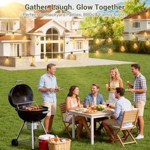 30FT Solar String Lights Waterproof