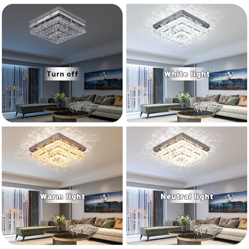 11.8" Crystal Ceiling Light