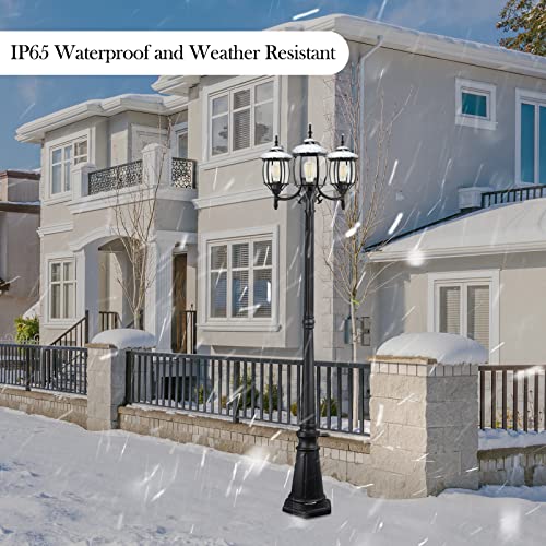 Dusk to Dawn Sensor Outdoor Lamp Post Light 3