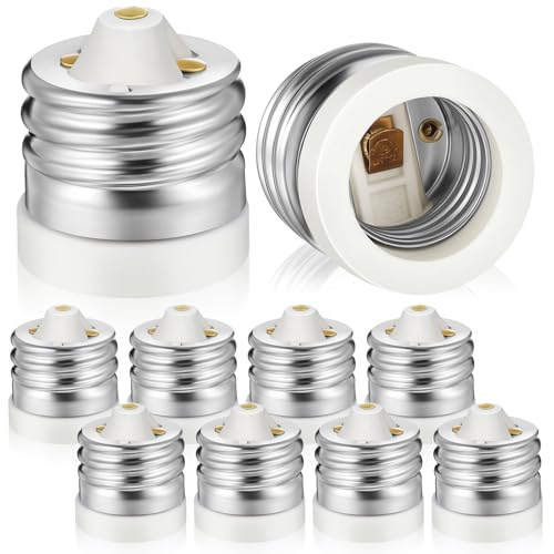 8 Packs E39 to E26 Socket Converters (8 Count)
