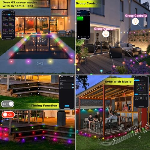 Single Dynamic RGBW LED Deck Light