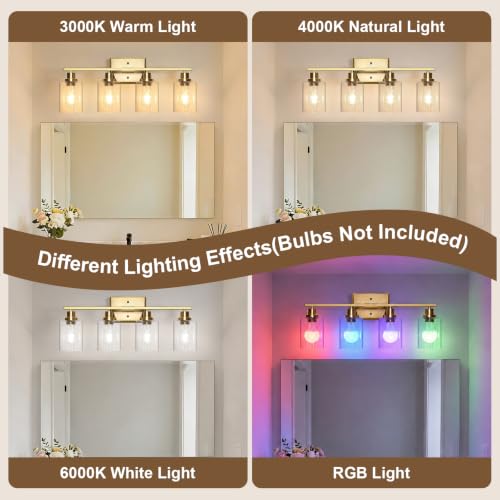 Modern Bathroom Light Fixtures Over Mirror