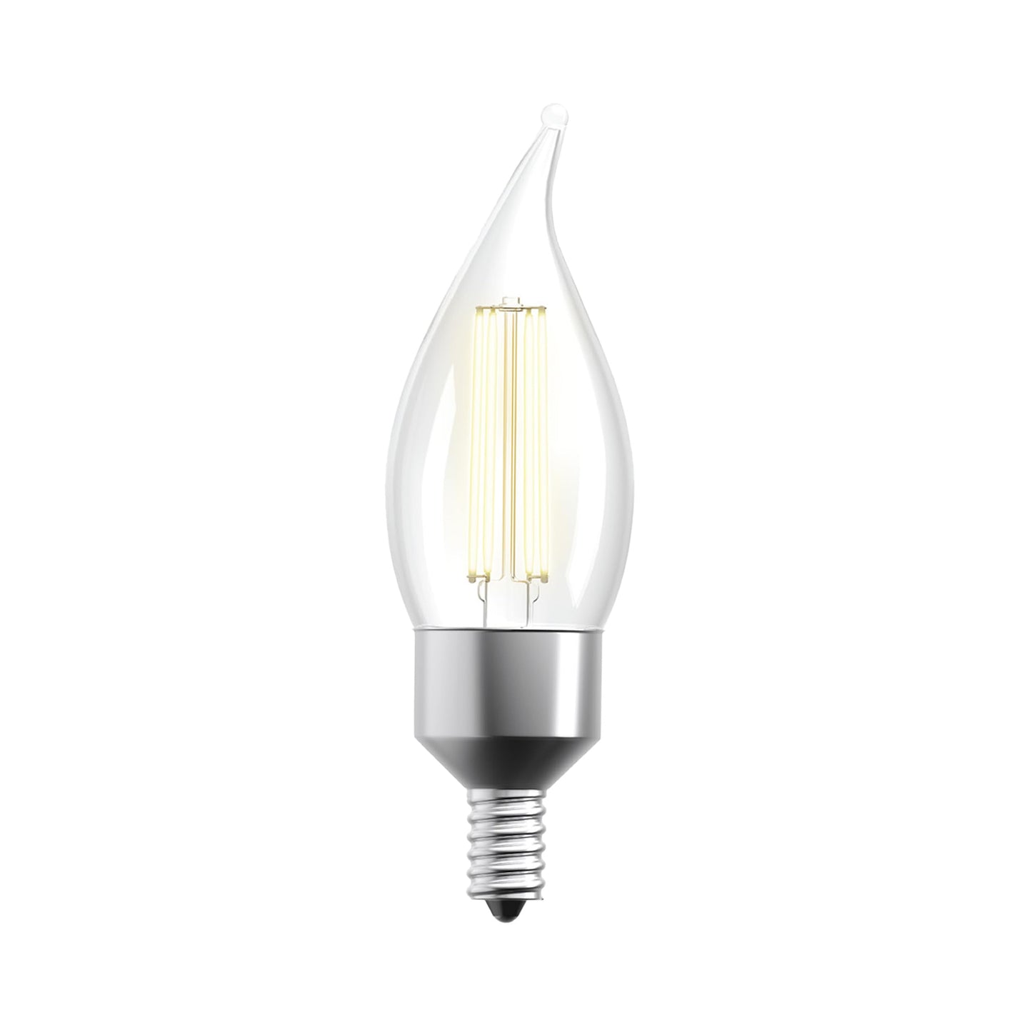 Smart CA10 Flame Tip LED Chandelier Light Bulb