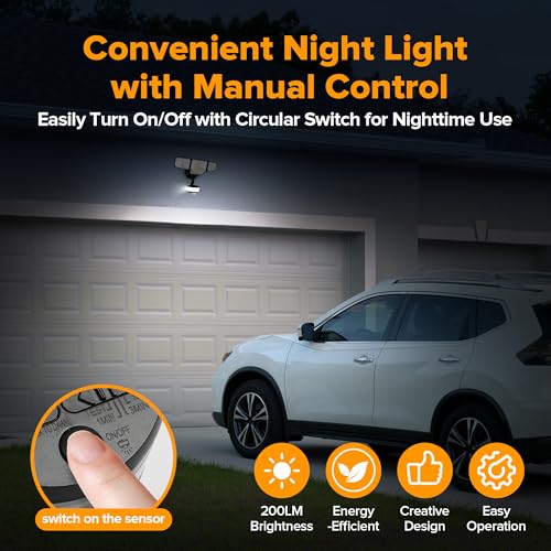 84W 9500LM LED Flood Lights Hardwire Motion Sensor Outdoor Lights (4 Count)