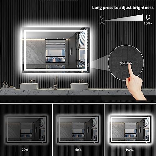 48X36 LED Bathroom Mirror with Lights