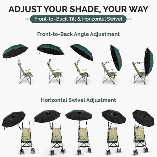 Chair Umbrella with Universal Clamp