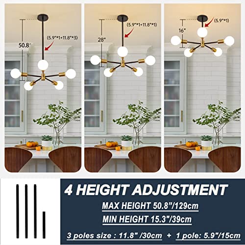 Modern Sputnik Light Fixture