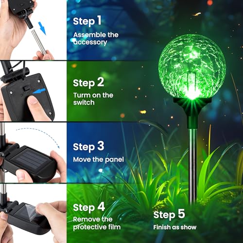 Solar Garden Lights 6 Pack (6 Count)