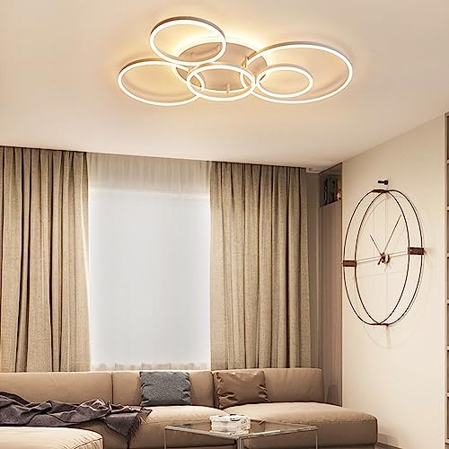 Chaners Ceiling Light LED Ceiling Light Ring Design Lighting Dimmable with Remote Control Lights for Living Room Bedroom Hallway