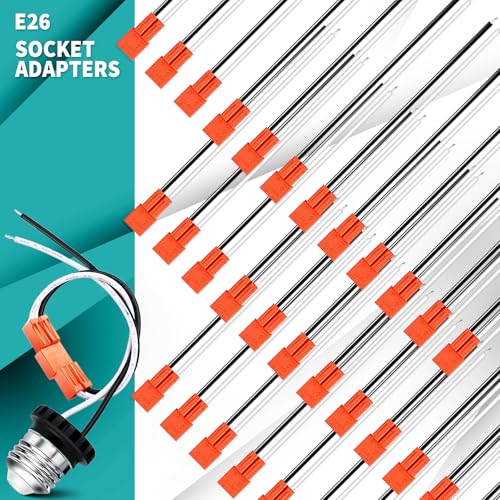 100 Pcs E26 Socket Adapter (100 Count)