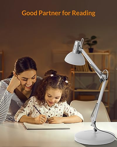 Metal Adjustable Desk Lamp with Clamp