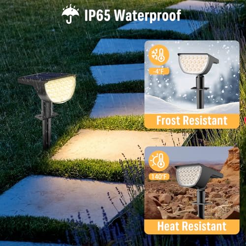 Solar Lights Outdoor Waterproof IP65 (6 Count)