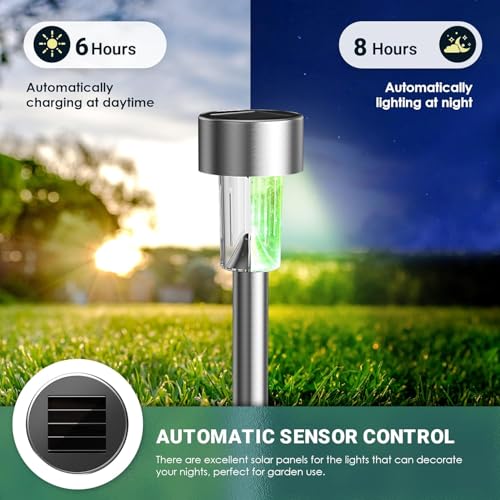 Solar Garden Lights Outdoor (12 Count)