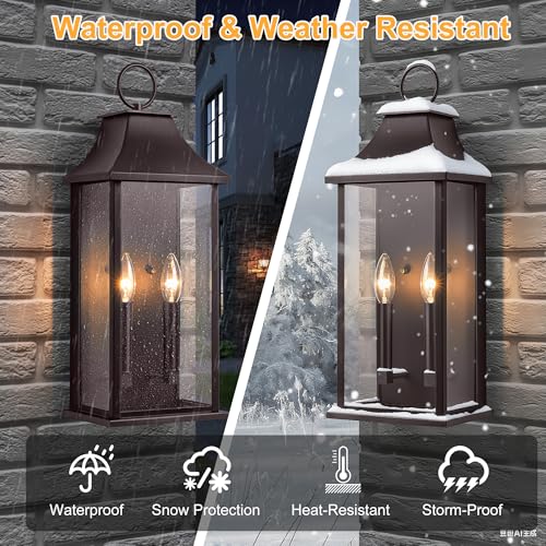 Dusk to Dawn Outdoor Wall Sconces 2