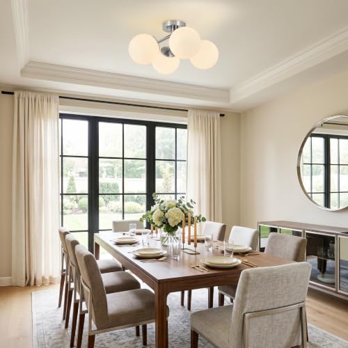 4 Light Mid Century Modern Ceiling Light