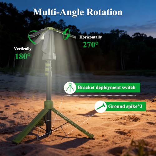 Rechargeable 9000mAh Telescopic Camping Light