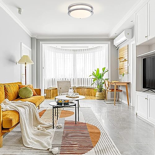 Brushed Nickel Ceiling Light