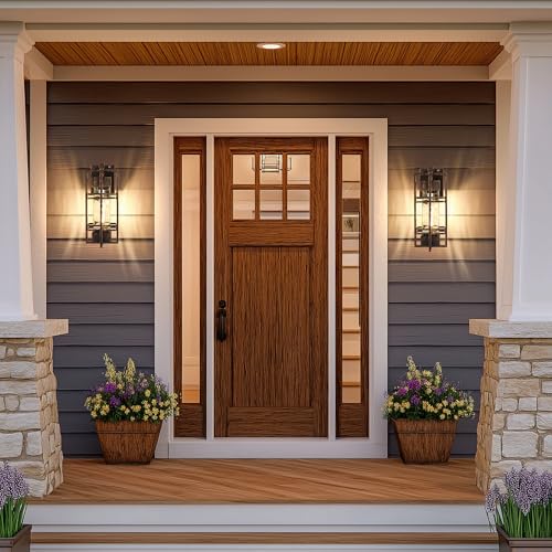 15'' Dusk to Dawn Outdoor Wall Lantern (2 Count)