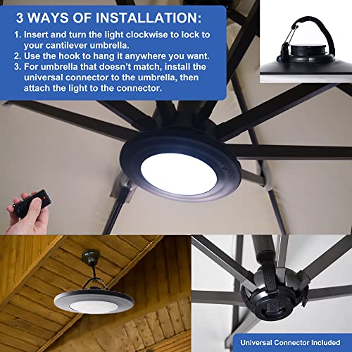 Umbrella Lights with Remote