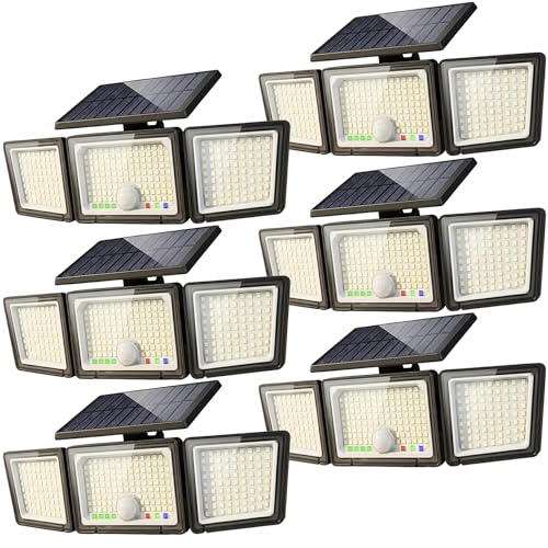 Solar Outdoor Lights Motion Sensor (6 Count)