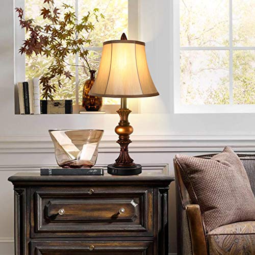 Touch Control Traditional Table Lamp Set of 2 (2 Count)