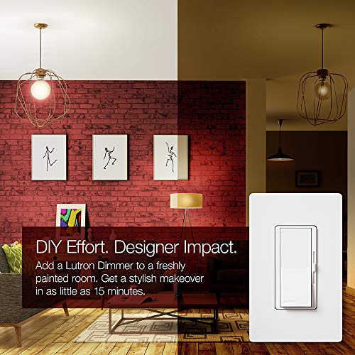 Diva LED+ Dimmer Switch & Wallplate (2 Count)