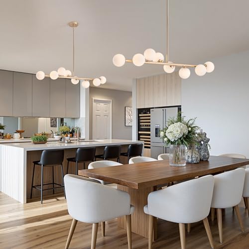 41 Inch Gold Linear Chandelier
