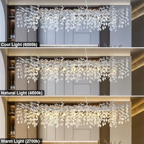 71" Silver Tree Branch Chandelier