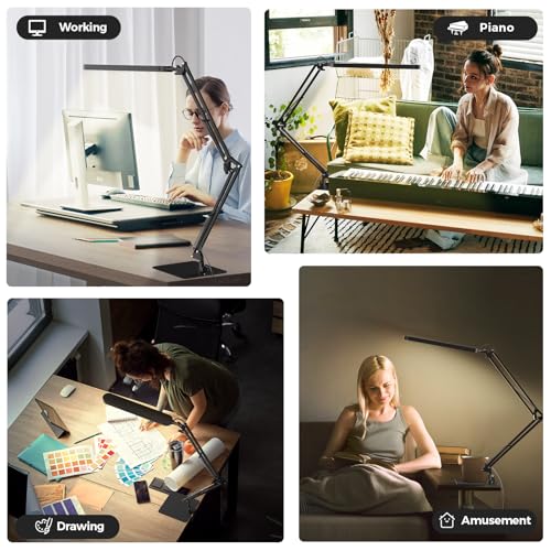 LED Desk Lamp with Slim Base