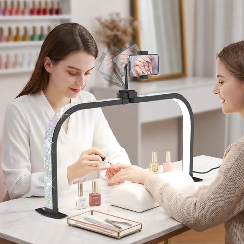 Half Moon Light for Nail Desk