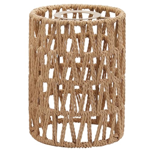 1.63in Fitter Farmhouse Pendant Light Lamp Shade Cover for Chandelier