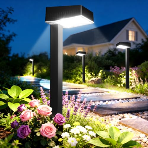 Solar Pathway Lights Outdoor (4 Count)