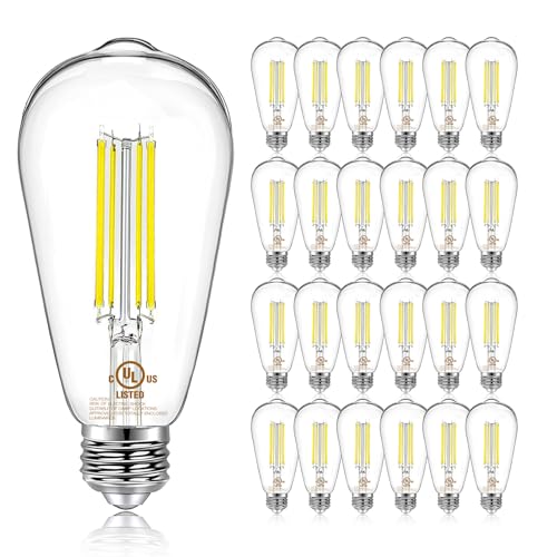 24 Pack Vintage LED Edison Bulbs (24 Count)