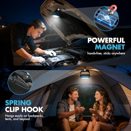 2Pack 6000mAh Rechargeable Work Light (2 Count)