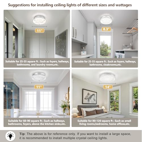 Crystal Ceiling Light 3000