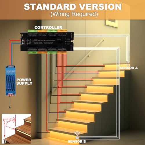 Intelligent Motion Sensor Stair Light