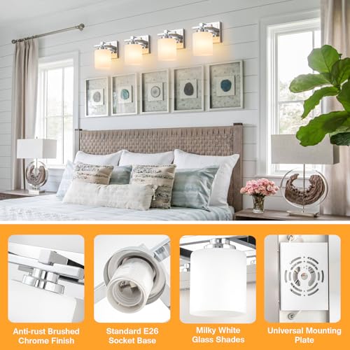 Modern Bathroom Light Fixtures Over Mirror