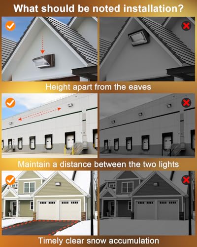 120W LED Wall Pack Light 4 Pack Dusk to Dawn with Photocell Outdoor Commercial Industrial Lights 840W HPS HID Equivalent 5000K Security Flood Lighting for Buildings (4 Count)