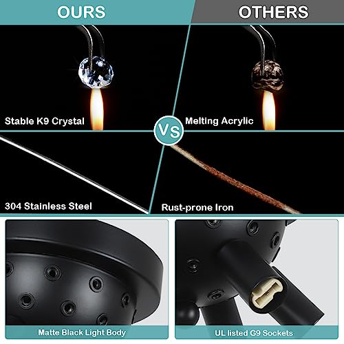 Black Ceiling Light Fixture