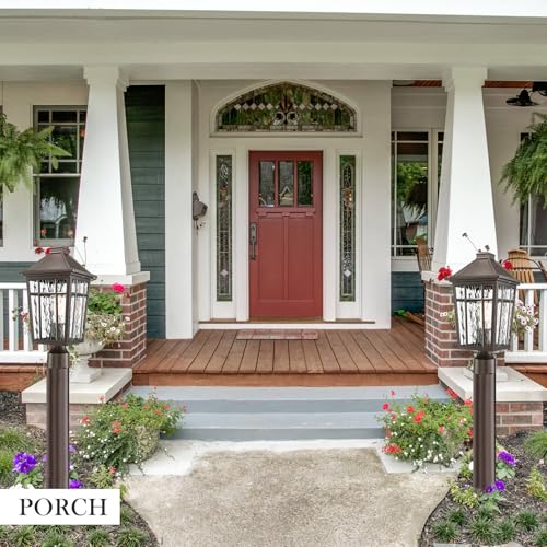 2pcs Large Outdoor Post Lights Lamp Post Light Fixture