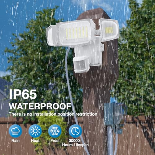 70W Motion Sensor Outdoor Light Plug in