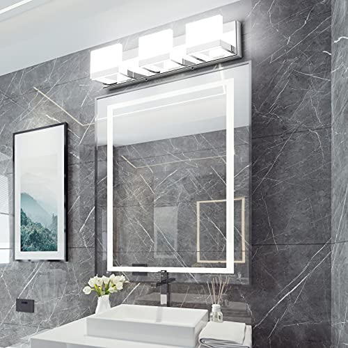 3 Lights Dimmable LED Modern Vanity Lights for Bathroom