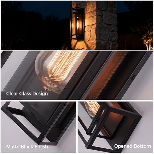 2Pack 18inch Outdoor Wall Light Fixtures (4 Count)