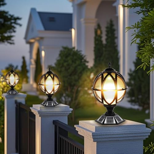 Solar Remote Post Lights for Outdoor