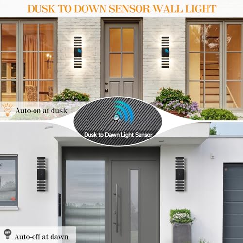 18.3 in Dawn to Dusk Outdoor Light Fixture (4 Count)