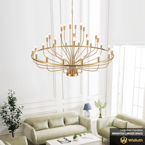 51.2" Large Gold Chandelier