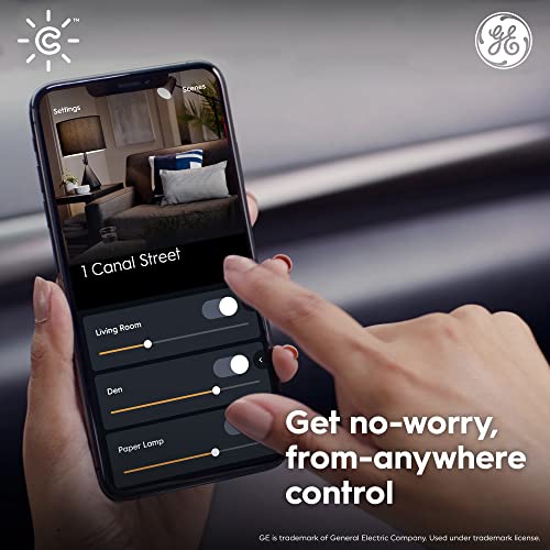 GE CYNC A19 Smart LED Light Bulbs (2 Count)