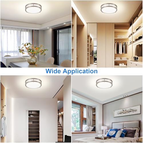 DLLT 2Pack Flush Mount LED Ceiling Light (2 Count)