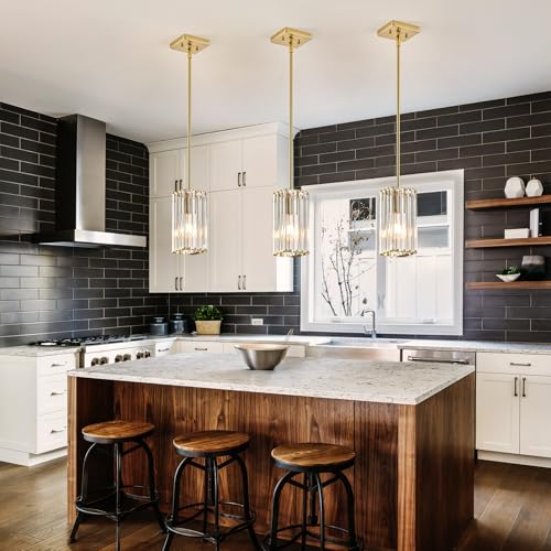 Modern Crystal Pendant Lights Kitchen Island