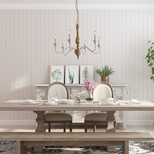 6 Light French Country Chandelier